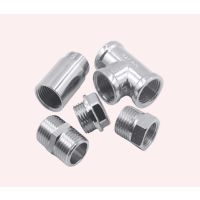 Chrome and Nickel-Plated Brass Fittings, Corrosion-Resistant Decorative and Functional Pipe Connectors for Plumbing, Bathrooms, HVAC and Industrial Installations